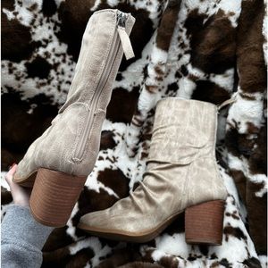 Preston Cream Midi Boot by Very G